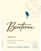 Bonterra Mendocino County Merlot 2015 Front Label