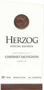 Baron Herzog Special Reserve Cabernet Sauvignon (OU Kosher) 2003 Front Label