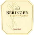 Beringer Knights Valley Alluvium Red 2004 Front Label