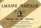 Chateau LaTour-Martillac Lagrave-Martillac Blanc 2006 Front Label