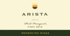 Arista Winery Perli Pinot Noir 2010 Front Label