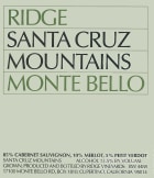 Ridge Monte Bello 1993  Front Label