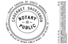 Notary Public Happy Canyon Cabernet Sauvignon 2015 Front Label