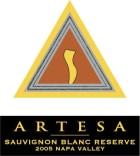 Artesa Reserve Sauvignon Blanc 2005  Front Label