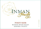 Inman Family Russian River Valley Pinot Noir 2010 Front Label