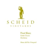 Scheid Vineyards Pinot Blanc 2010  Front Label