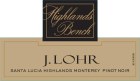 J. Lohr Highlands Bench Pinot Noir 2016  Front Label