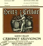 Heitz Cellar Martha's Vineyard Cabernet Sauvignon (1.5 Liter Magnum) 1987 Front Label