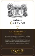 Paul Mas Reserve Corbières Chateau Capendu La Comelle 2018  Front Label