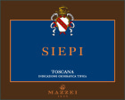 Mazzei Fonterutoli Siepi 2015 Front Label
