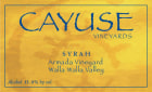 Cayuse Armada Syrah 2009  Front Label