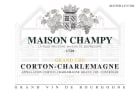 Maison Champy Corton-Charlemagne Grand Cru 2017  Front Label