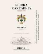 Sierra Cantabria Crianza 2016 Front Label