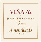 Gonzalez Byass Vina AB Amontillado Sherry  Front Label