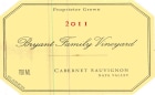 Bryant Family Cabernet Sauvignon (1.5 Liter Magnum - signed) 2010  Front Label