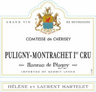 Domaine Comtesse de Cherisey Puligny-Montrachet Hameau de Blagny Premier Cru 2016 Front Label