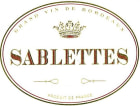 Sablettes Sauternes (375ML half-bottle) 2015 Front Label