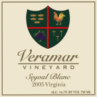 Veramar Vineyard Seyval Blanc 2005 Front Label