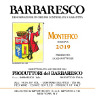 Produttori del Barbaresco Barbaresco Montefico Riserva 2019  Front Label
