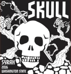 K Vintners Skull Syrah 2016  Front Label