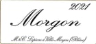 Domaine Lapierre Morgon 2021  Front Label