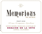 Domaine de la Cote Memorious Pinot Noir 2015 Front Label
