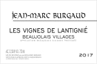 Jean-Marc Burgaud Beaujolais-Villages Vignes de Lantignie 2017  Front Label