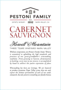 Pestoni Howell Mountain Cabernet Sauvignon 2017  Front Label
