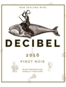 Decibel Wines Pinot Noir 2016  Front Label