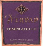 Verdad Santa Ynez Valley Tempranillo 2007  Front Label