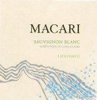 Macari Lifeforce Sauvignon Blanc 2021  Front Label