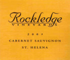 Rockledge Vineyards Cabernet Sauvignon 2003  Front Label