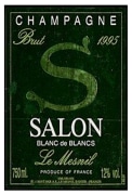 Salon Blanc de Blancs Le Mesnil 1995  Front Label