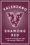 Valenzano Winery Shamong Red  Front Label