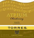 Familia Torres Atrium Chardonnay 2015  Front Label