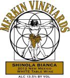 Caduceus Merkin Vineyards Shinola Bianca 2012 Front Label