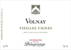 Domaine Henri Delagrange Volnay Vieilles Vignes 2017  Front Label
