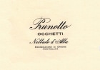 Prunotto Nebbiolo Occhetti 2003  Front Label