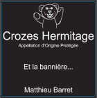 Matthieu Barret Crozes-Hermitage La Banniere 2022  Front Label
