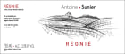 Antoine Sunier Regnie 2022  Front Label