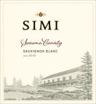 Simi Sauvignon Blanc 2018  Front Label