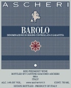 Ascheri Barolo 2015  Front Label
