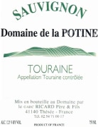 Domaine de la Potine Touraine Rouge 2016  Front Label