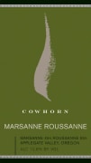 Cowhorn Marsanne Roussanne 2012  Front Label