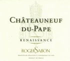 Roger Sabon Chateauneuf-du-Pape Renaissance Blanc 2020  Front Label