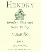 Hendry Albarino 2017 Front Label
