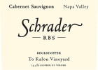 Schrader RBS To Kalon Vineyard Cabernet Sauvignon 2001  Front Label