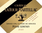 Chateau LaTour-Martillac  2020  Front Label