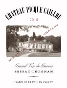 Chateau Picque-Caillou  2018  Front Label