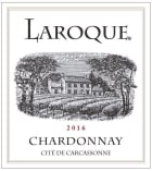 Domaine Laroque Cite de Carcassonne Chardonnay 2016  Front Label